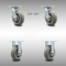 Service Caster 6 Inch SS Thermoplastic Caster Set with Roller Bearing 2 Swivel Lock 2 Rigid SCC SCC-SS30S620-TPRRD-BSL-2-R-2 - alternate 5
